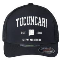 Tucumcari New Mexico Nm Vintage Athletic Sports Flexfit Unipanel Trucker Cap