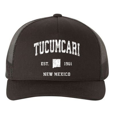 Tucumcari New Mexico Nm Vintage Athletic Sports Yupoong Adult 5-Panel Trucker Hat