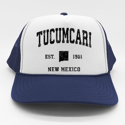 Tucumcari New Mexico Nm Vintage Athletic Sports Trucker Hat