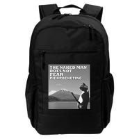 The Naked Man Does Not Fear Pickpocketing Samurai Cat Meme Backpack