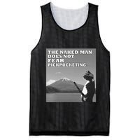 The Naked Man Does Not Fear Pickpocketing Samurai Cat Meme Mesh Reversible Basketball Jersey Tank