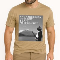 The Naked Man Does Not Fear Pickpocketing Samurai Cat Meme Performance Shirt