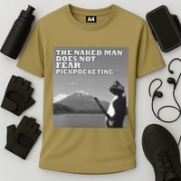 The Naked Man Does Not Fear Pickpocketing Samurai Cat Meme Performance Shirt
