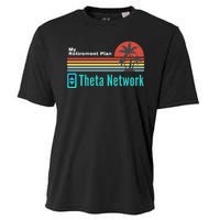 Theta Network My Retirement Plan Blockchain Crypto DeFi Cooling Performance Crew T-Shirt