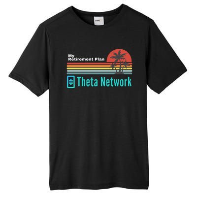 Theta Network My Retirement Plan Blockchain Crypto DeFi Tall Fusion ChromaSoft Performance T-Shirt