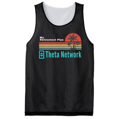 Theta Network My Retirement Plan Blockchain Crypto DeFi Mesh Reversible Basketball Jersey Tank