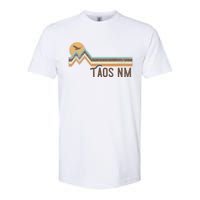 Taos New Mexico 70s 80s Retro Style Vintage Distressed Gift Softstyle CVC T-Shirt