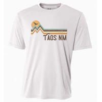 Taos New Mexico 70s 80s Retro Style Vintage Distressed Gift Cooling Performance Crew T-Shirt