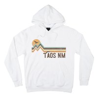 Taos New Mexico 70s 80s Retro Style Vintage Distressed Gift Hoodie