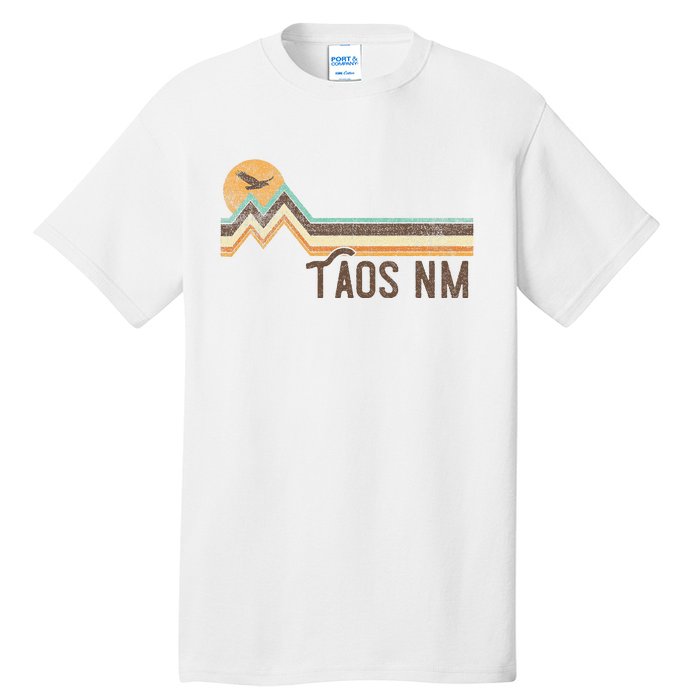 Taos New Mexico 70s 80s Retro Style Vintage Distressed Gift Tall T-Shirt