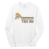 Taos New Mexico 70s 80s Retro Style Vintage Distressed Gift Tall Long Sleeve T-Shirt