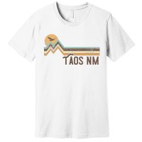 Taos New Mexico 70s 80s Retro Style Vintage Distressed Gift Premium T-Shirt