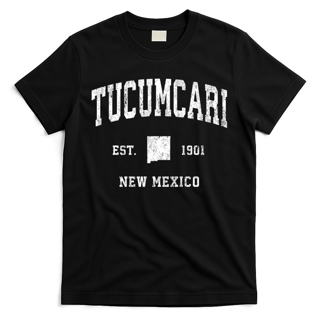 Tucumcari New Mexico Nm Vintage Established Athletic Sports Design T-Shirt