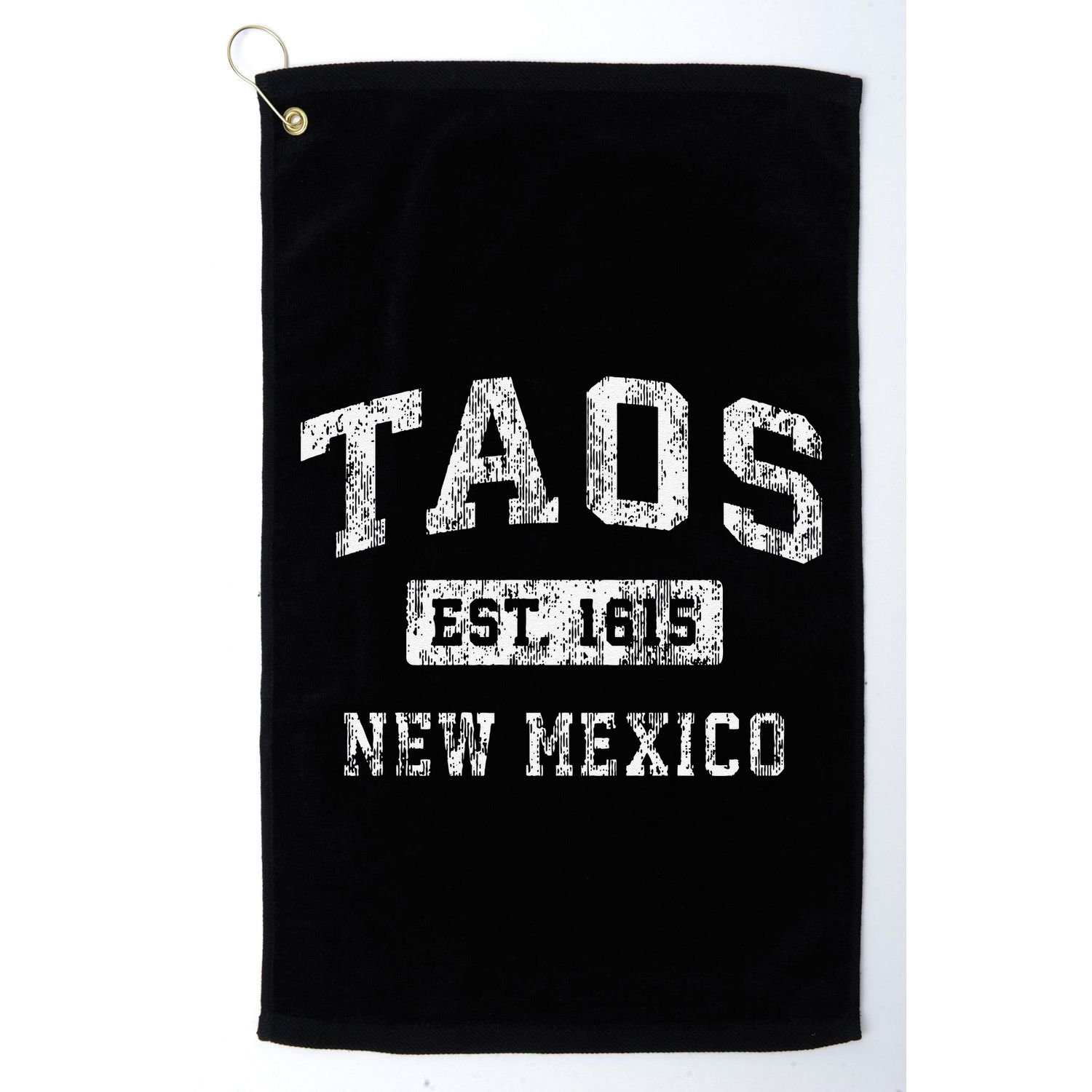 Taos New Mexico Nm Vintage Established Golf Towel