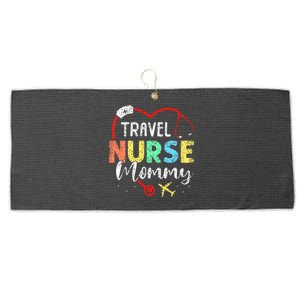 Travel Nurse Mommy Traveling Nursing Nurses Travel Nurse Mom Gift Large Microfiber Waffle Golf Towel