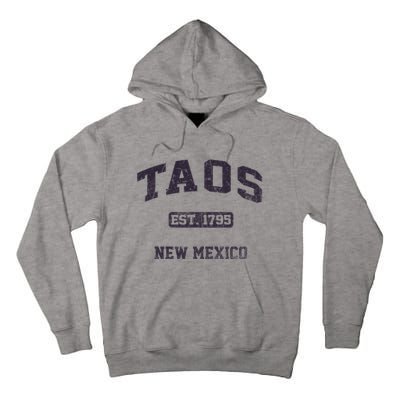 Taos New Mexico NM Vintage State Athletic Style Tall Hoodie