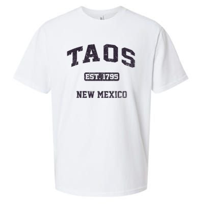 Taos New Mexico NM Vintage State Athletic Style Sueded Cloud Jersey T-Shirt