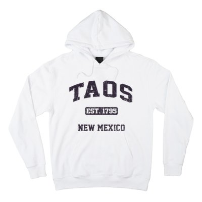 Taos New Mexico NM Vintage State Athletic Style Hoodie