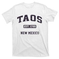 Taos New Mexico NM Vintage State Athletic Style T-Shirt