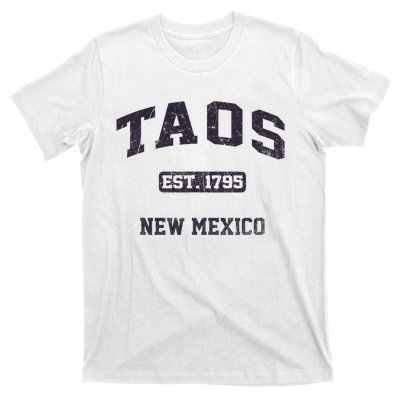 Taos New Mexico NM Vintage State Athletic Style T-Shirt