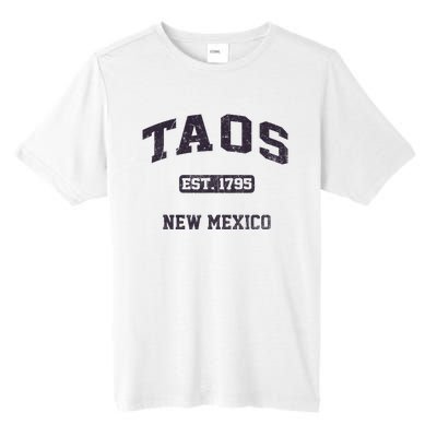 Taos New Mexico NM Vintage State Athletic Style Tall Fusion ChromaSoft Performance T-Shirt