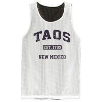 Taos New Mexico NM Vintage State Athletic Style Mesh Reversible Basketball Jersey Tank