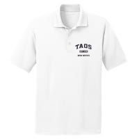 Taos New Mexico NM Vintage State Athletic Style PosiCharge RacerMesh Polo