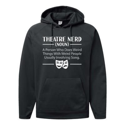 Theater Nerd Musical Broadway Drama Lover Novelty Performance Fleece Hoodie