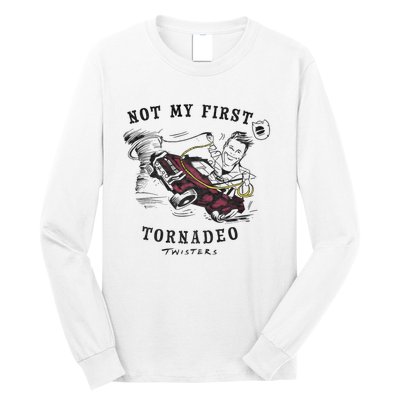 Twisters Not My First Tornado Long Sleeve Shirt