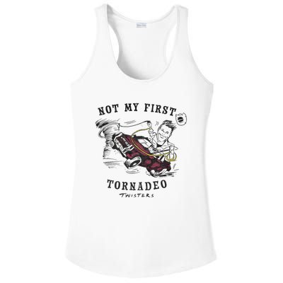 Twisters Not My First Tornado Ladies PosiCharge Competitor Racerback Tank