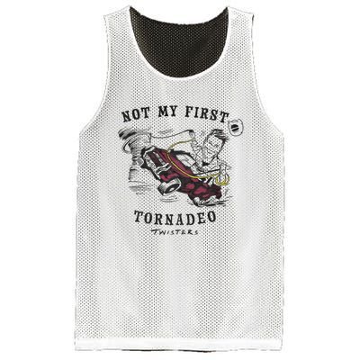 Twisters Not My First Tornado Mesh Reversible Basketball Jersey Tank