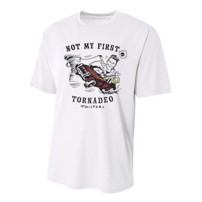 Twisters Not My First Tornado Performance Sprint T-Shirt