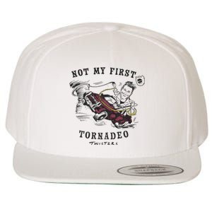 Twisters Not My First Tornado Wool Snapback Cap