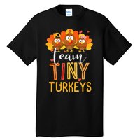 Thanksgiving NICU Nurse Team Tiny Turkeys in Fall Tall T-Shirt