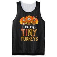 Thanksgiving NICU Nurse Team Tiny Turkeys in Fall Mesh Reversible Basketball Jersey Tank