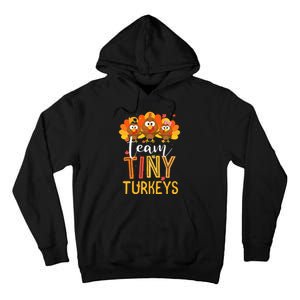 Thanksgiving NICU Nurse Team Tiny Turkeys in Fall Tall Hoodie