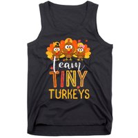 Thanksgiving NICU Nurse Team Tiny Turkeys in Fall Tank Top