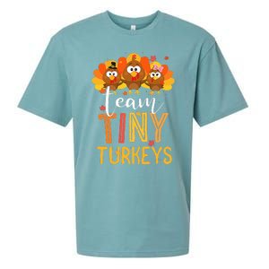 Thanksgiving NICU Nurse Team Tiny Turkeys in Fall Sueded Cloud Jersey T-Shirt