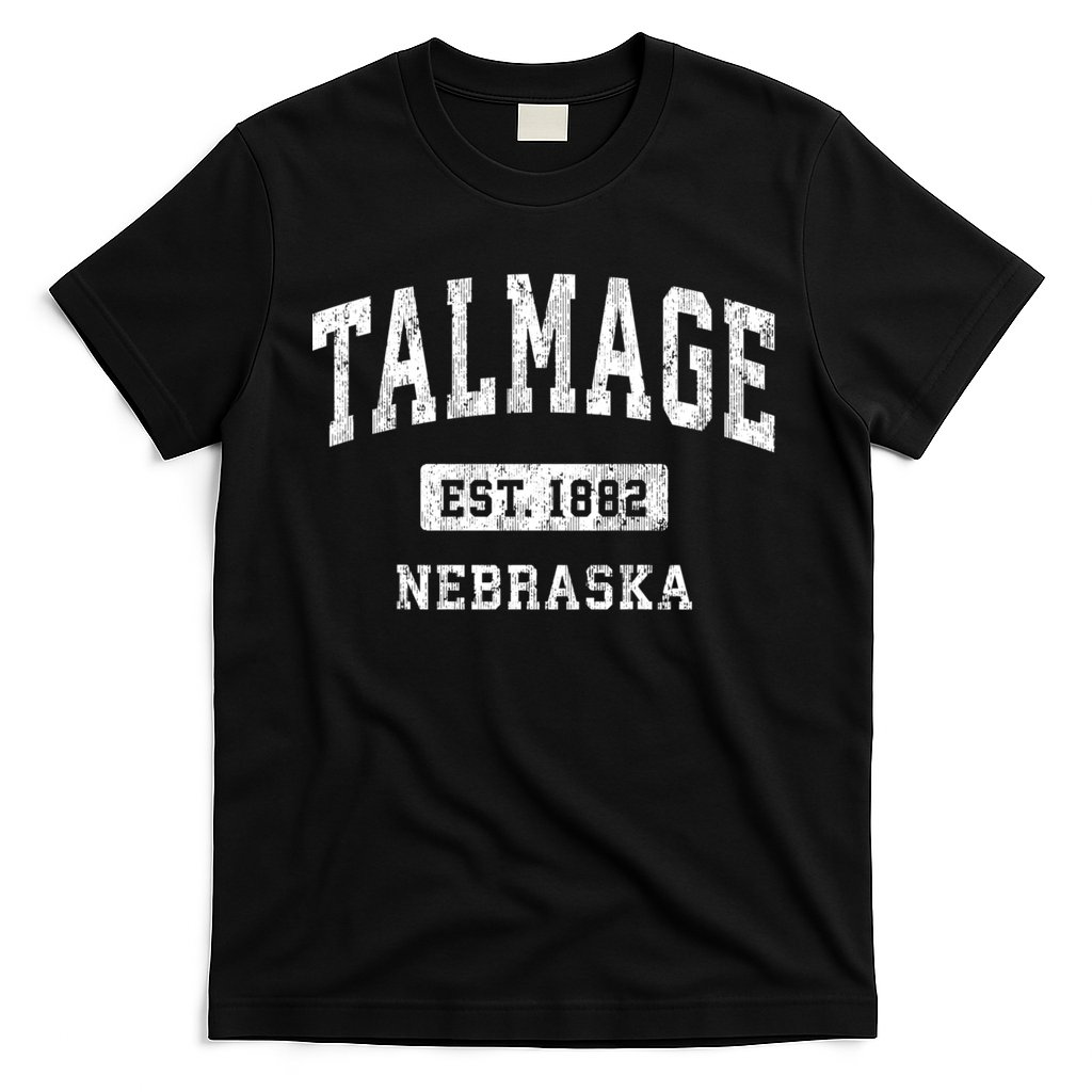 Talmage Nebraska Ne Vintage Athletic Sports T-Shirt