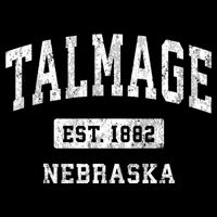 Talmage Nebraska Ne Vintage Athletic Sports T-Shirt