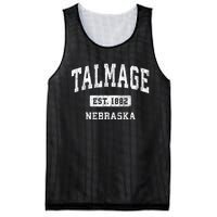 Talmage Nebraska Ne Vintage Athletic Sports Mesh Reversible Basketball Jersey Tank