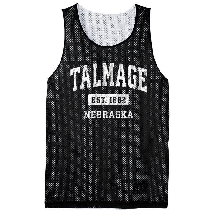 Talmage Nebraska Ne Vintage Athletic Sports Mesh Reversible Basketball Jersey Tank