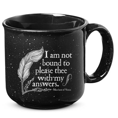 Theatre Nerd Not Bound To Please Thee Gift Shakespeare 15oz Campfire Ceramic Mug