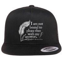 Theatre Nerd Not Bound To Please Thee Gift Shakespeare Flatbill Hat