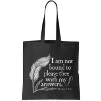 Theatre Nerd Not Bound To Please Thee Gift Shakespeare Bag