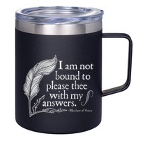Theatre Nerd Not Bound To Please Thee Gift Shakespeare 12oz Stainless Steel Coffee Mug
