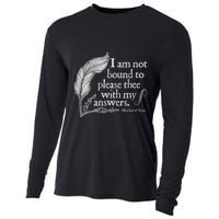 Theatre Nerd Not Bound To Please Thee Gift Shakespeare Cooling Performance Long Sleeve Crew