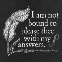 Theatre Nerd Not Bound To Please Thee Gift Shakespeare 25L Jumbo Tote