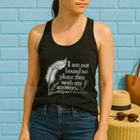 Theatre Nerd Not Bound To Please Thee Gift Shakespeare Womens Tank Top