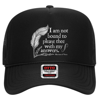 Theatre Nerd Not Bound To Please Thee Gift Shakespeare Trucker Hat